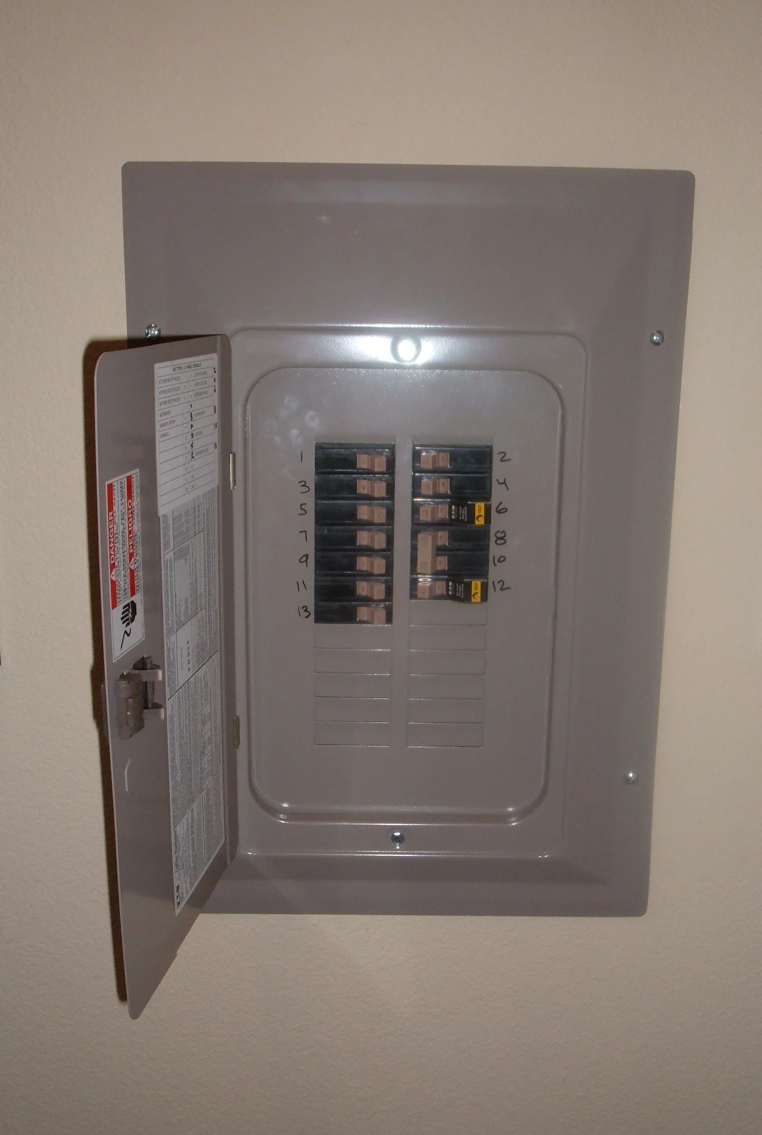 Quadro elettrico moderno a norma